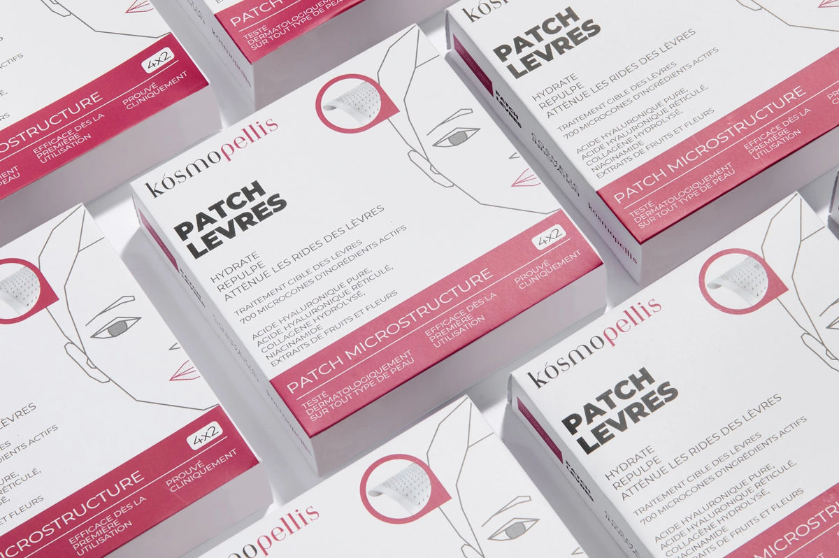 Microneedle lip patches to deeply moisturize, plump, and smooth lips