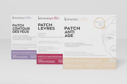 Anti-aging Microneedling Patches, Eye and Lip Contour