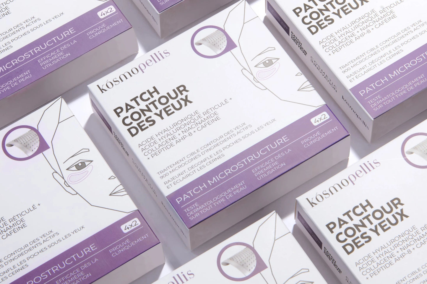 Eye contour patches with microneedles containing active ingredients to treat dark circles, wrinkles, and puffiness
