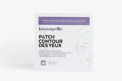 Pouch of microneedle eye contour patches 